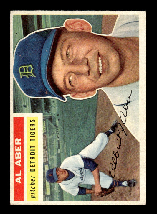 1956 Topps #317 Al Aber - Detroit Tigers EX