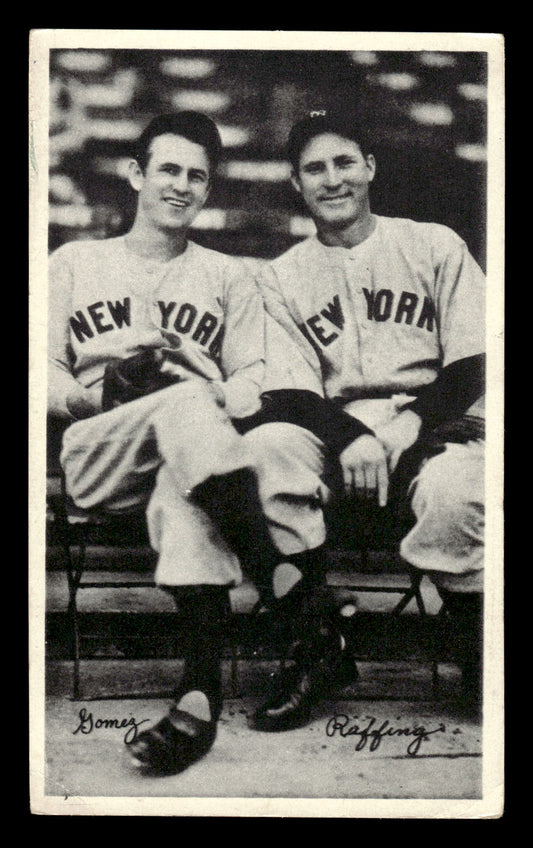 1936 National Chicle R313 LEFTY GOMEZ / RED RUFFING HOF