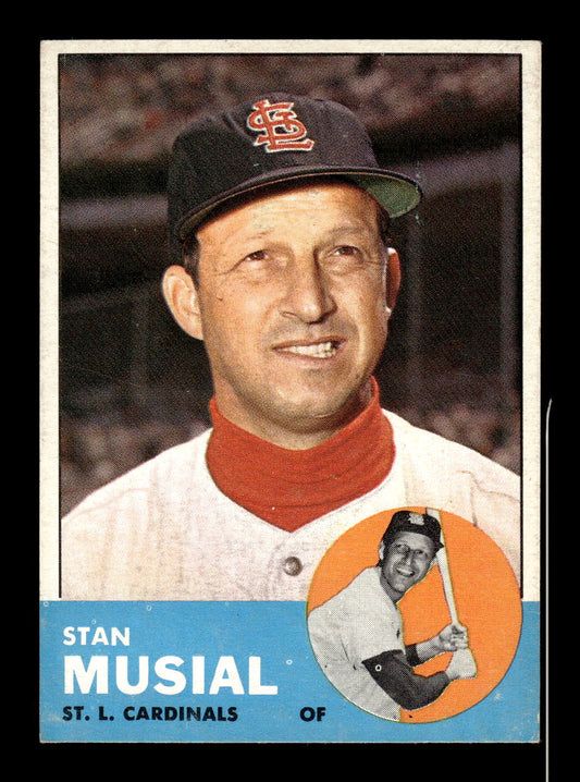 1963 Topps #250 Stan Musial EXMT - Centered!