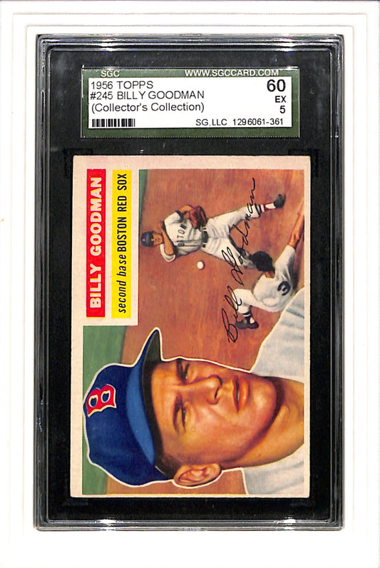 1956 Topps #245 Billy Goodman Collectors Collection SGC 5