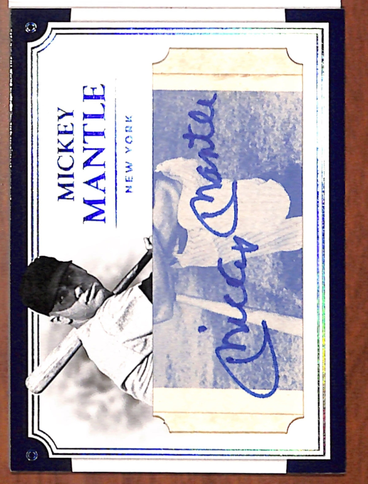 2017 Panini National Treasures #LCBM-MM Mickey Mantle AUTO 5/5 CS26018736