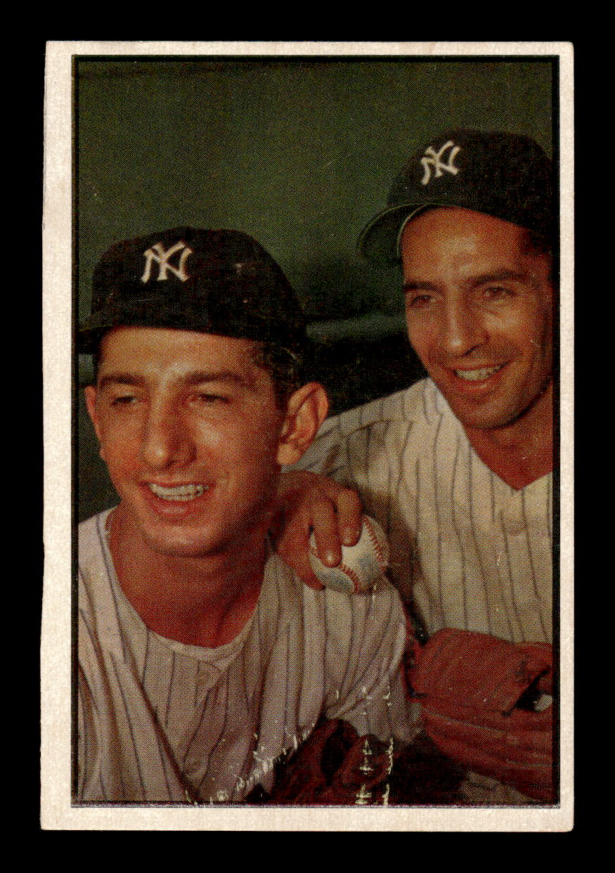 1953 Bowman Color #93 Billy Martin / Phil Rizzuto Poor HOF-10001480