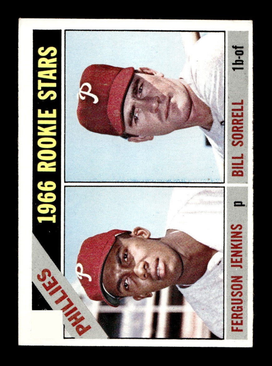 1966 Topps #254 Ferguson Jenkins / Bill Sorrell RC Ex HOF-10003270