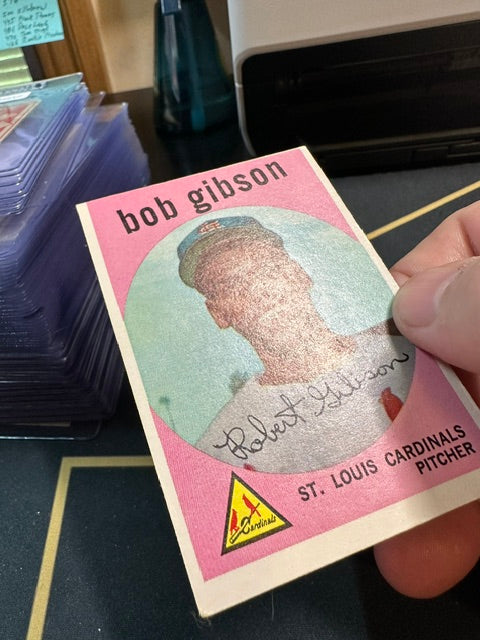 1959 Topps #514 Bob Gibson St. Louis Cardinals VGEX HOF10011767
