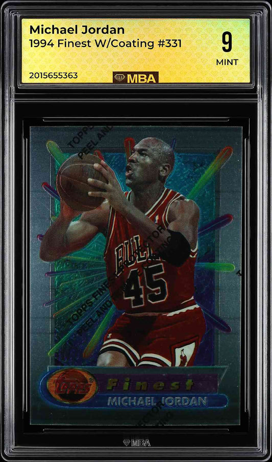 1994-95 Finest #331 Michael Jordan MBA 9 SN 2015655363