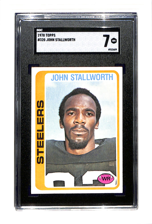 1978 Topps #320 John Stallworth RC SGC 7 SN 4932609