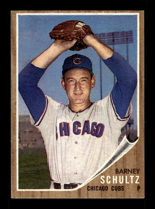 1962 Topps #89 Barney Schultz Chicago Cubs EX CS26014631
