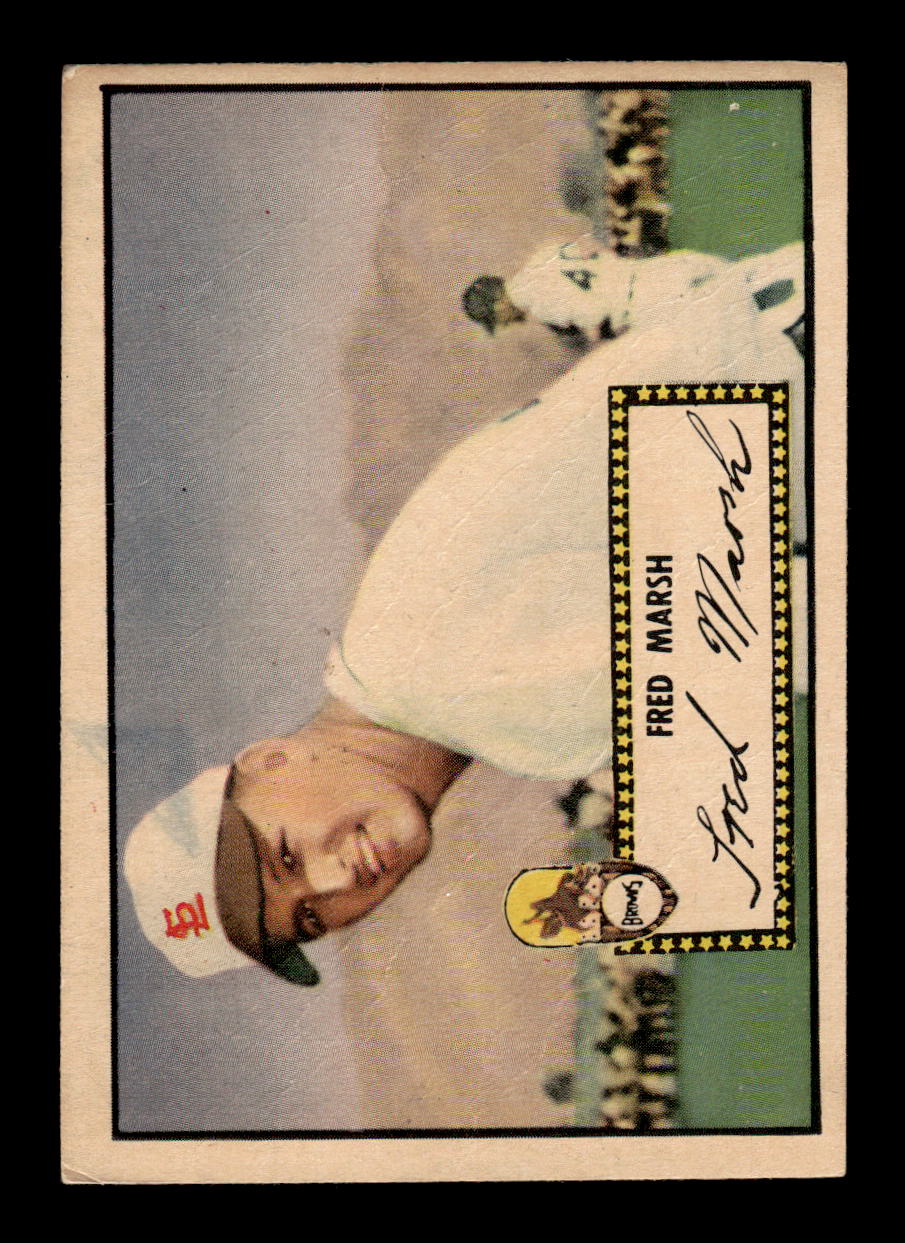 1952 Topps #8 Fred Marsh St. Louis Browns LOW GRADE CS26014692