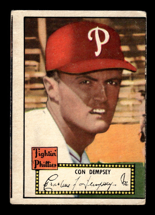 1952 Topps #44 Con Dempsey Philadelphia Phillies LOW GRADE CS26014720