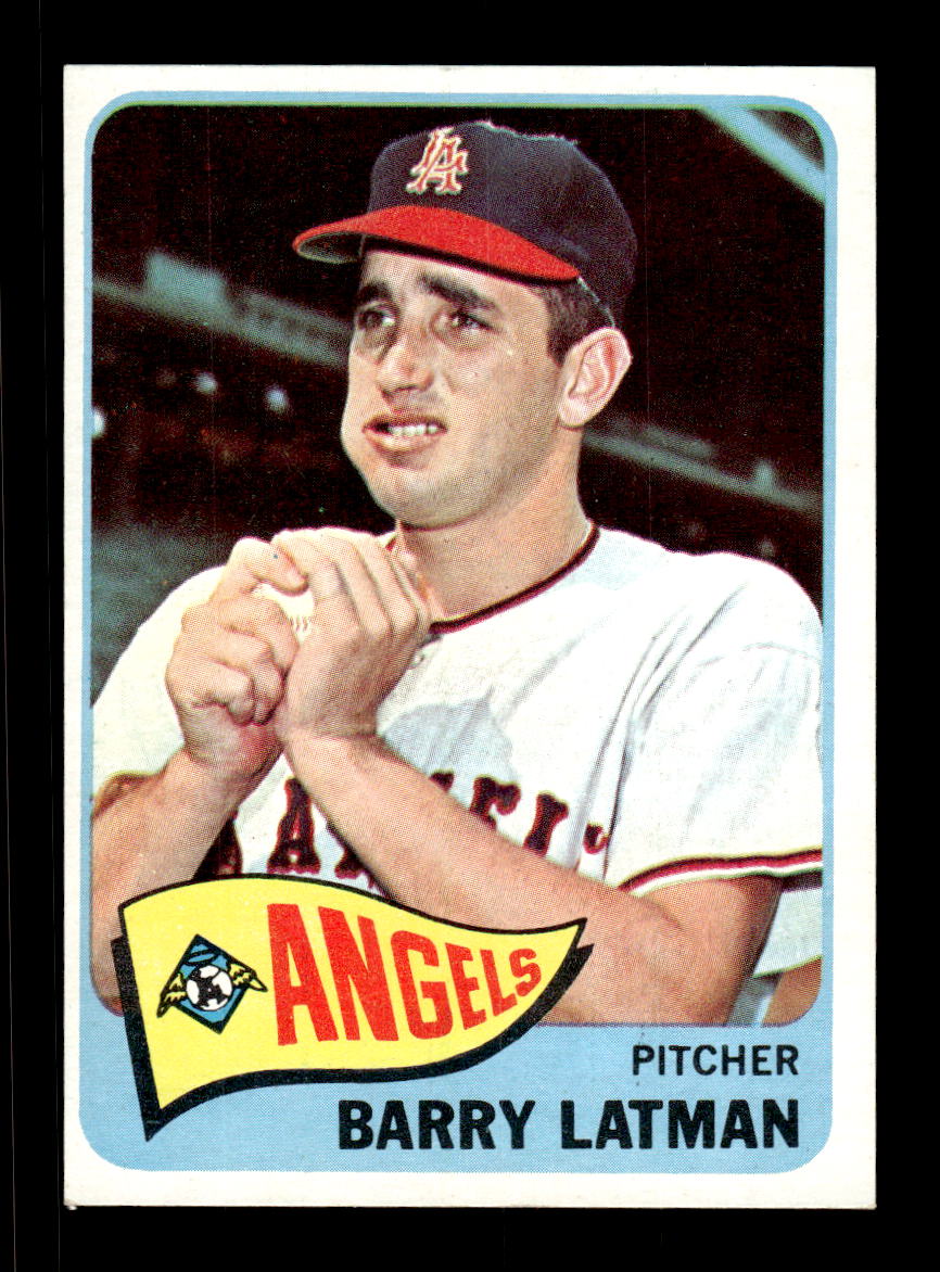 1965 Topps #307 Barry Latman Los Angeles Angels EXMT CS26015562