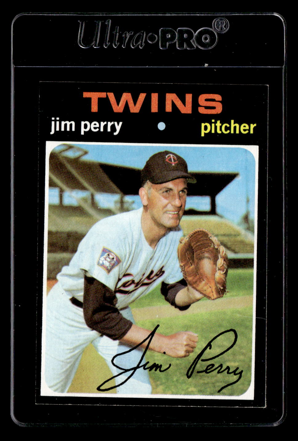 1971 Topps #500 Jim Perry EX