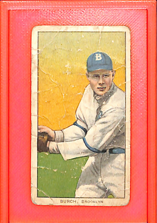 1909-11 T206 Al Burch - glove- Brooklyn Superbas PIEDMONT350/460 POOR