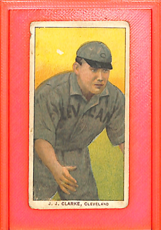 1909-11 T206 J. J. Clarke - Cleveland Naps PIEDMONT 350 GOOD