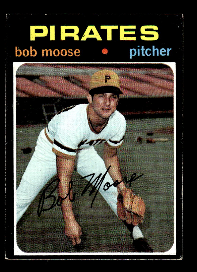 1971 Topps #690 Bob Moose EX Hi #